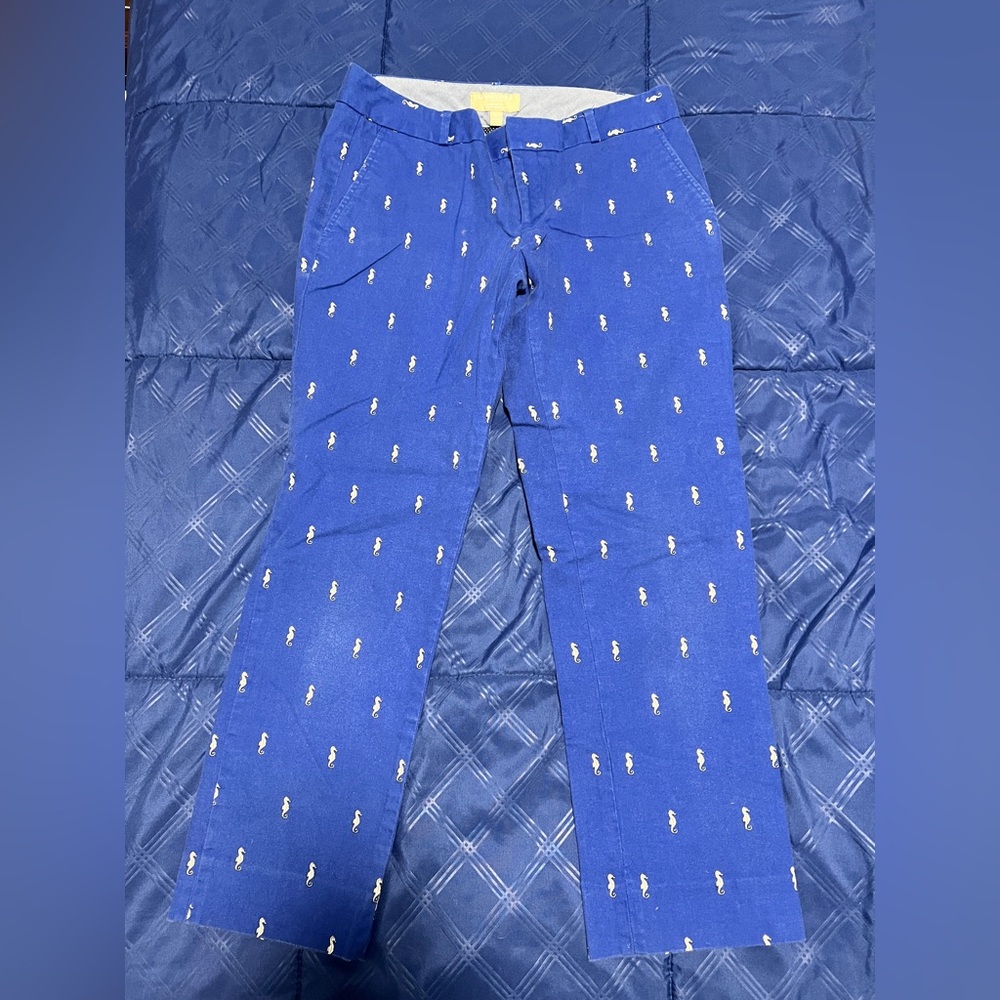 Banana Republic Hampton Fit Pant With Sea Horses